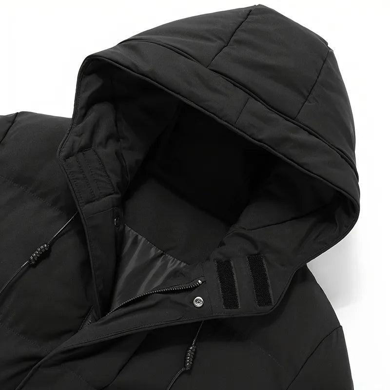 Jaqueta Puffer Longa Plus Size Masculina Sampaio®