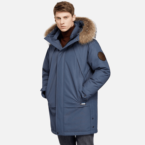 Jaqueta Masculina Longa Térmica Impermeável