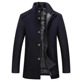 Casaco Trench Coat Masculino de Lã Grife Sampaio®