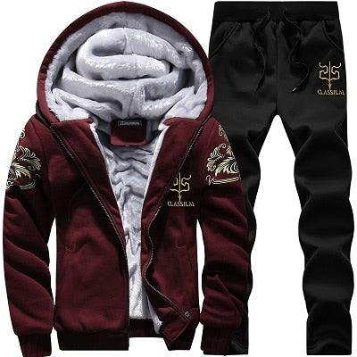 Conjunto Moletom de Lã Masculino Sampaio Dark®