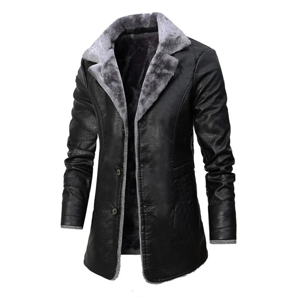 Sobretudo de Couro Masculino Sampaio® S1255