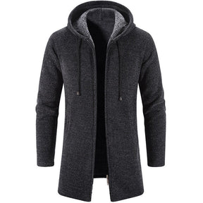Casaco Masculino Longo com Capuz
