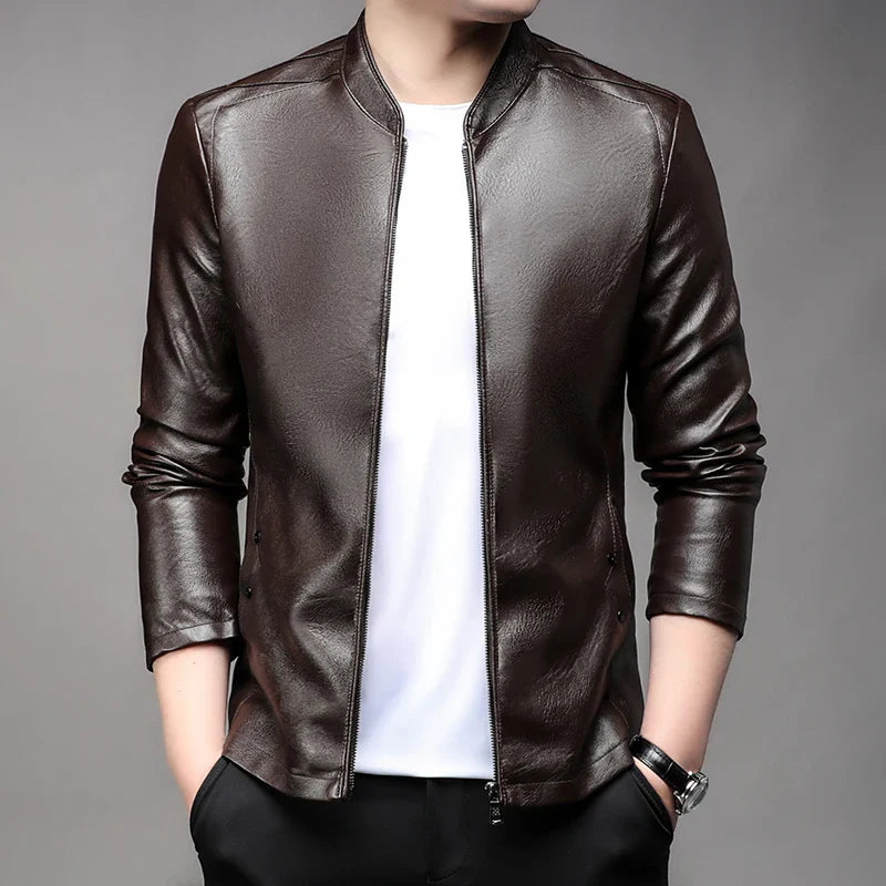 Jaqueta de Couro Masculina Sampaio® S1279
